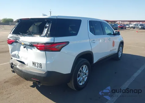 2022 Chevrolet Traverse Fwd 1Fl из США, поврежденный, VIN 1GNERLKWXNJ107631
